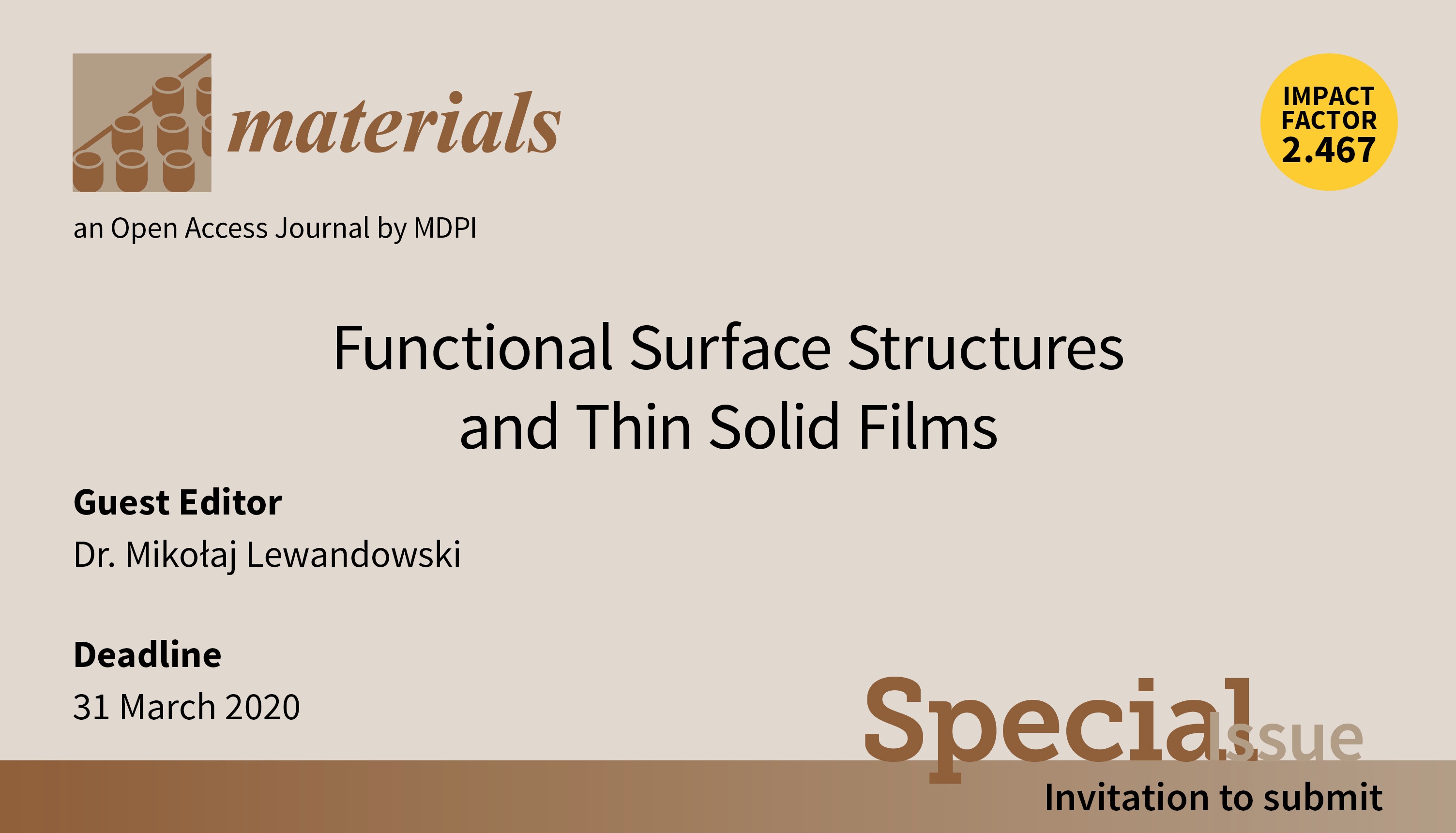 Materials Special Issue